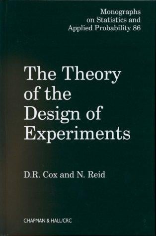 The theory of the design of experiments