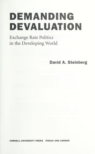 Demanding devaluation