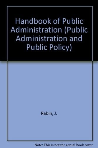 Handbook of public administration