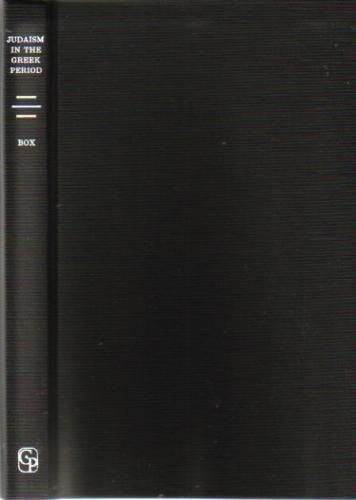 Judaism in the Greek period