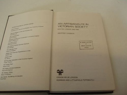 Artisan Elite in Victorian Society