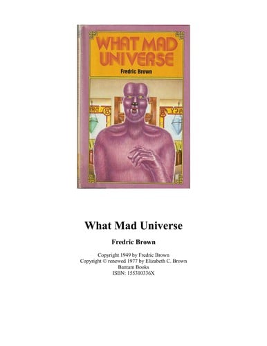 What Mad Universe