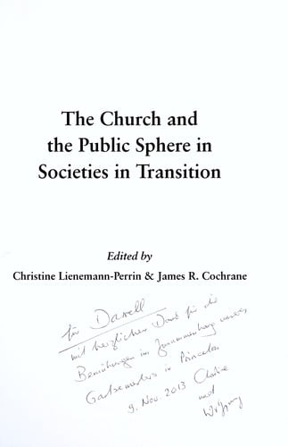 The church and the public sphere in societies in transition