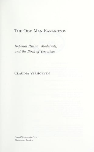 The odd man Karakozov