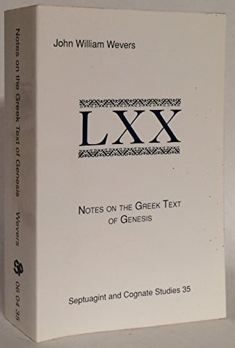 Notes on the Greek text of Genesis
