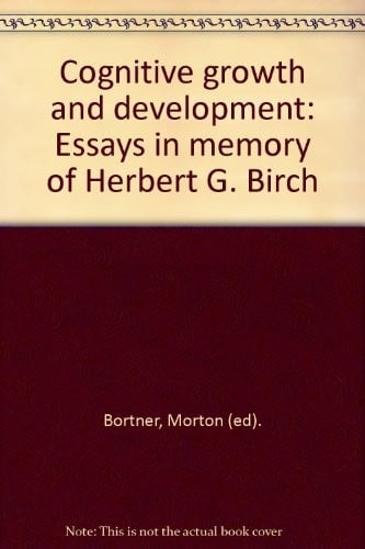 Cognitive growth and development