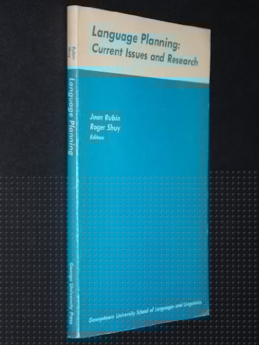 Language planning: current issues and research