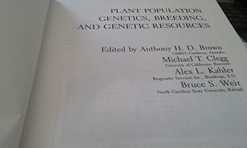Plant population genetics, breeding, and genetic resources