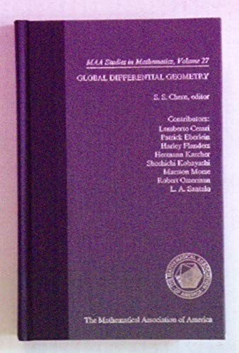 Global differential geometry