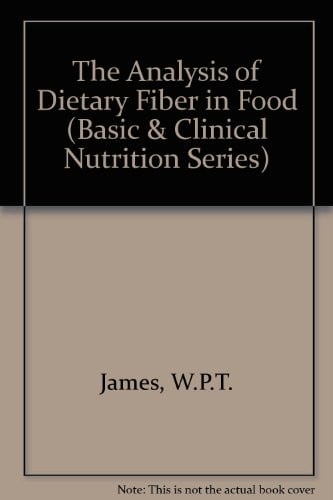 The Analysis of dietary fiber in food