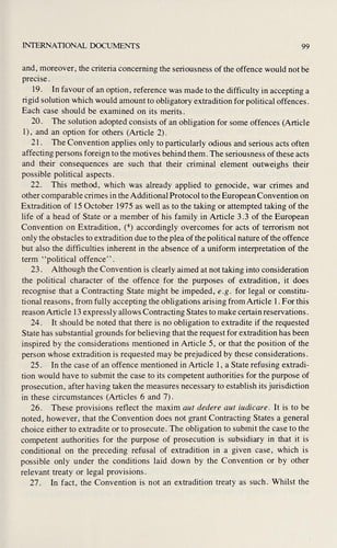 Control of terrorism