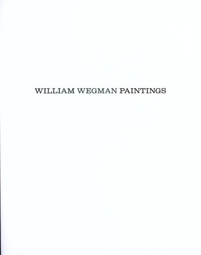 William Wegman paintings
