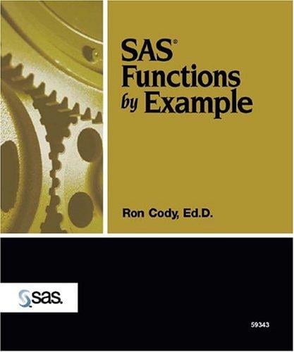 SAS functions by example