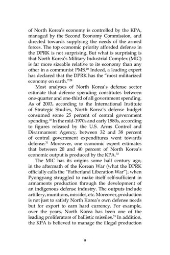 North Korea's military threat