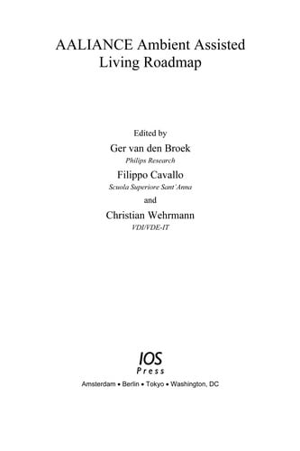 AALIANCE ambient assisted living roadmap