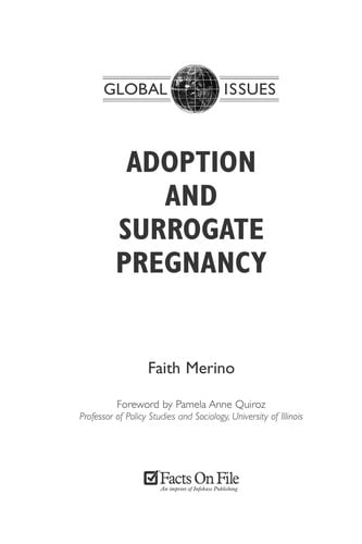 Adoption and surrogate pregnancy