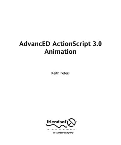 AdvancED Actionscript 3.0 Animation