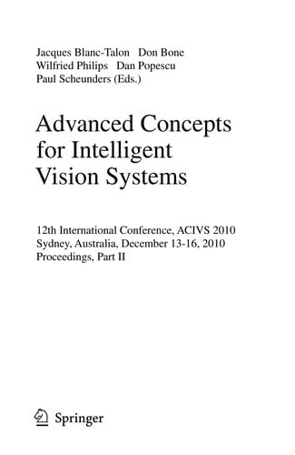 Advanced Concepts for Intelligent Vision Systems