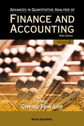 Advances in Quantitative Analysis of Finance and Accounting