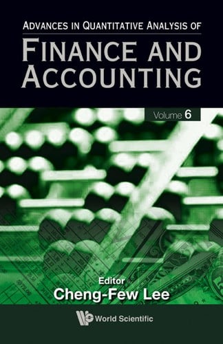 Advances in quantitative analysis of finance and accounting