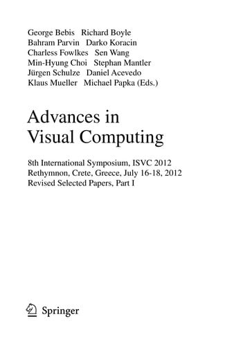 Advances in Visual Computing