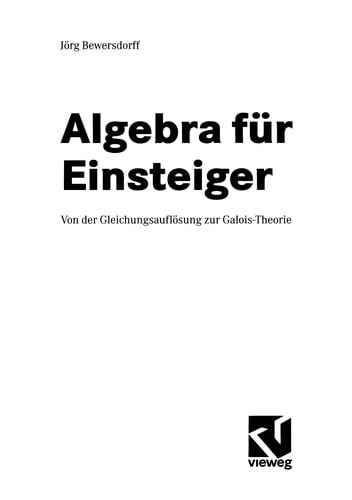 Algebra für Einsteiger