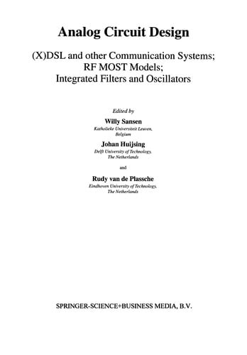 Analog Circuit Design