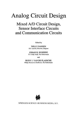 Analog circuit design