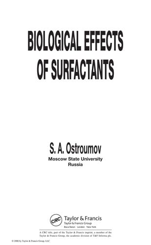 Analysis and fate of surfactants in the aquatic environment