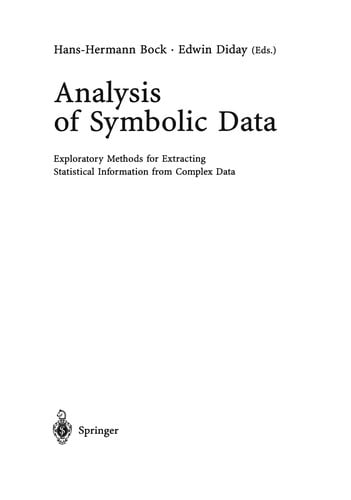 Analysis of Symbolic Data
