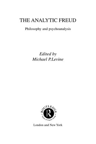 The analytic Freud