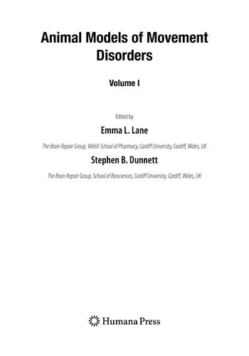 Animal models of movement disorders