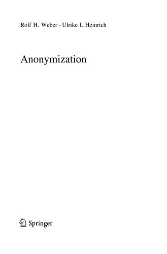 Anonymization