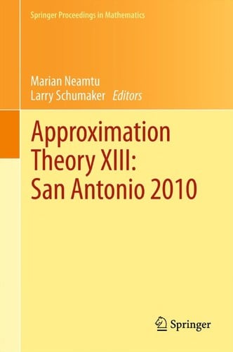 Approximation Theory XIII: San Antonio 2010