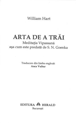 Arta de a trăi