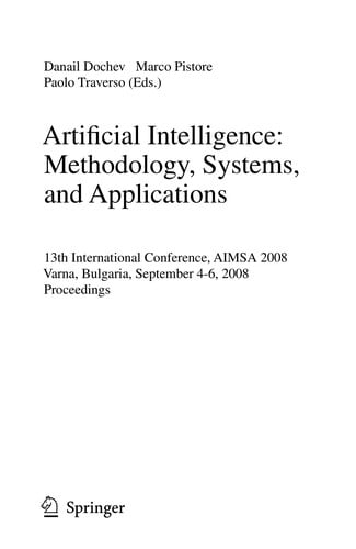 Artificial Intelligence: Methodology, Systems, and Applications