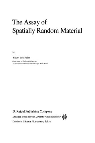 The Assay of Spatially Random Material