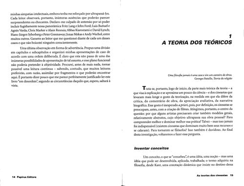 As teorias dos cineastas