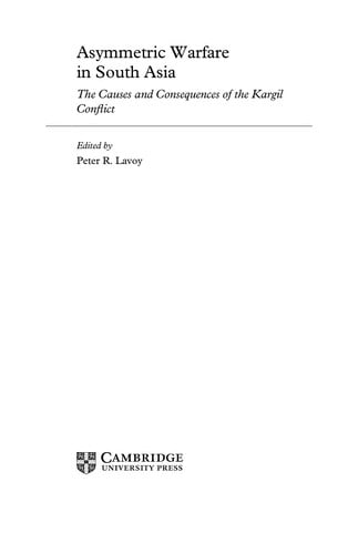 Asymmetric warfare in South Asia