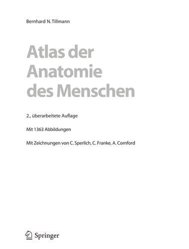 Atlas der Anatomie des Menschen