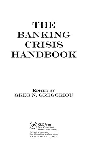 The banking crisis handbook