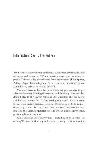 Best sex writing 2009