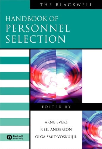 The Blackwell handbook of personnel selection