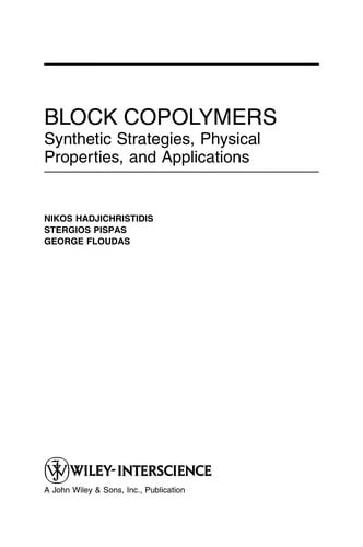 Block copolymers