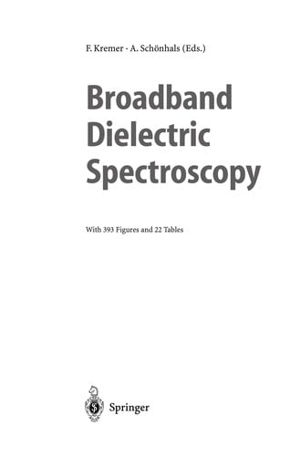 Broadband Dielectric Spectroscopy