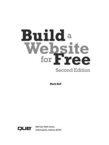 Build a website for free