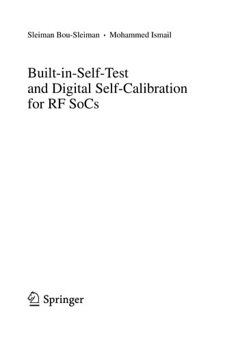 Built-in-Self-Test and Digital Self-Calibration for RF SoCs