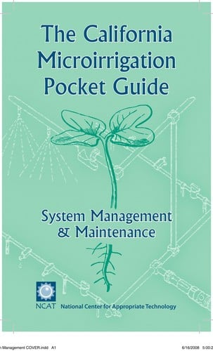 The California microirrigation pocket guide [electronic resource]