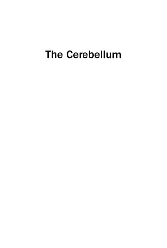 The cerebellum