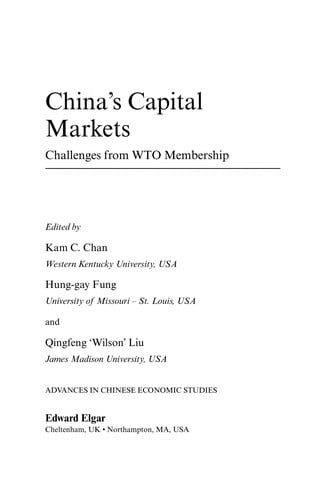 China's capital markets